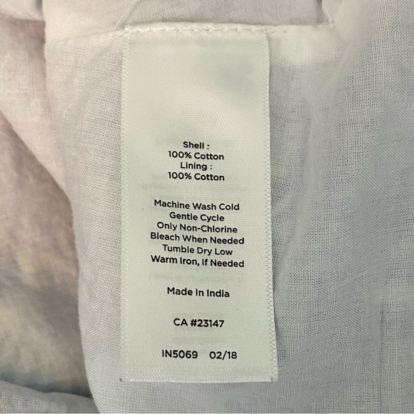 Talbots Blue Geo Mixed Print Fit and Flare Dress - Picture 14 of 14